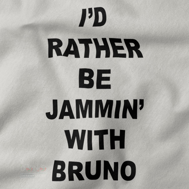 Jammin with Bruno Mars inspired graphic tee streetwear