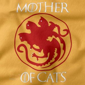 Mother of Cats funny graphic tee for cat lovers