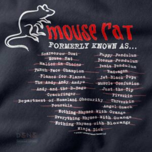 Mouse Rat band names graphic sweatshirt pop culture