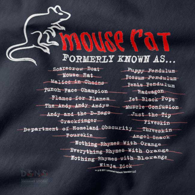 Mouse Rat band names graphic sweatshirt pop culture