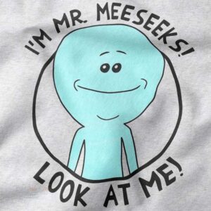 Mr Meeseeks Look At Me Rick and Morty graphic t-shirt
