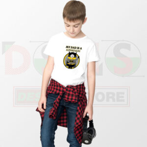 My Dad Is Super Minion Inspired Tee – Funny Family Graphic