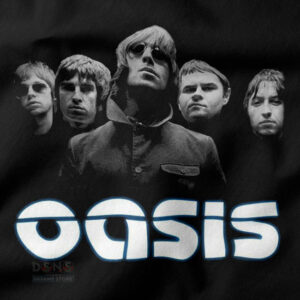 Oasis rock band graphic t-shirt dress