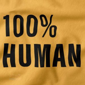 Oversized 100% Human graphic tee dress