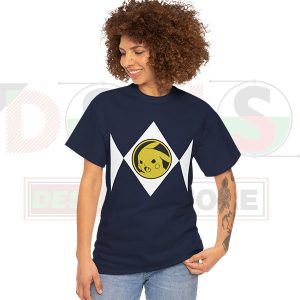 Power Rangers Pokemon Pikachu Womens T-shirt