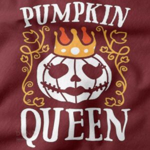 Pumpkin Queen Halloween graphic tee streetwear style