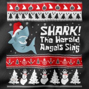 Tacky shark ugly Christmas sweater festive style
