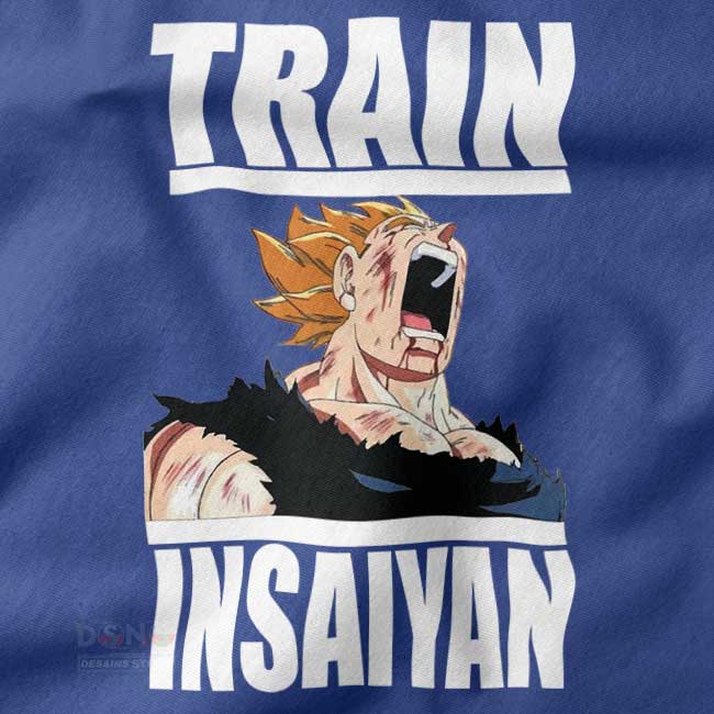 Vegeta Saiyan training anime streetwear tee