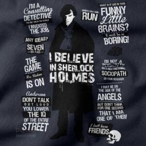 detective quote graphic t-shirt