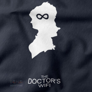 doctor wifi parody graphic t-shirt