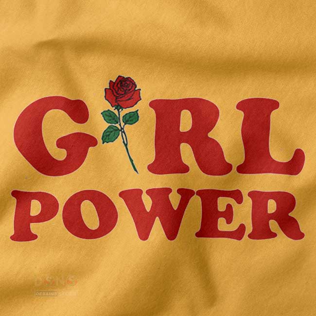 empowering girl power graphic tank