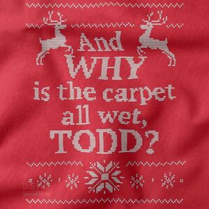 funny holiday quote christmas sweater cozy fit