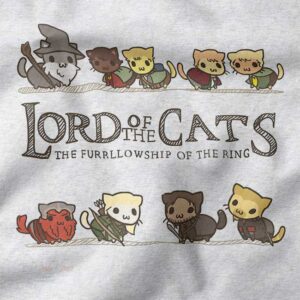 lord of the cats funny hoodie
