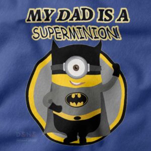 my dad is super minion inspired t-shirt
