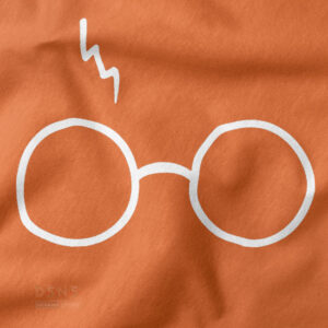 wizard glasses inspired hoodie graphic