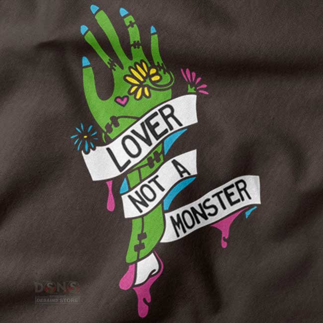 80s lover monster Halloween graphic t-shirt