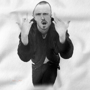 Aaron Paul inspired pop culture graphic t-shirt