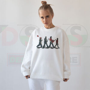 Abbey Road Horror Halloween Sweatshirt – Spooky Pop Culture Twist