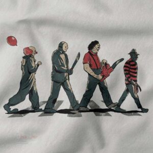 Abbey Road horror Halloween sweatshirt spooky pop culture design