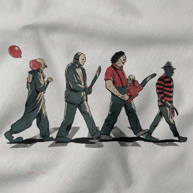 Abbey Road horror Halloween sweatshirt spooky pop culture design