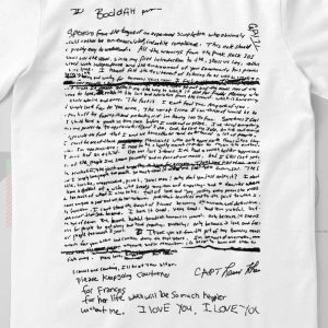 Buy Tee Shirts Nirvana Merch Kurt Cobain Suicide Note Die