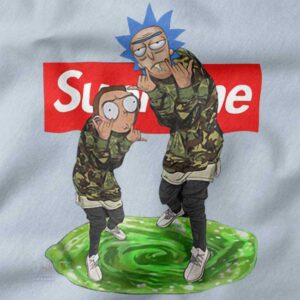 Cartoon characters Get Schwifty hoodie pop culture