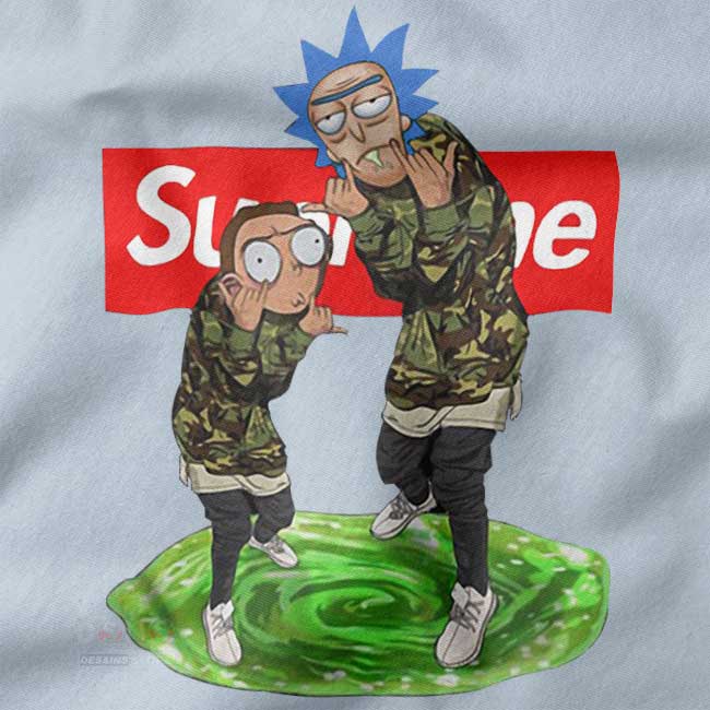 Cartoon characters Get Schwifty hoodie pop culture