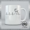 Cheap Coffee Mugs Deer Hunting Heartbeat on Sale