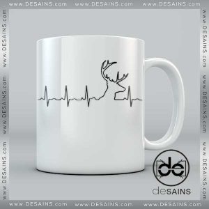 Cheap Coffee Mugs Deer Hunting Heartbeat on Sale