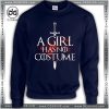 Cheap Graphic Sweatshirt A Girl Has No Costume Sweater Unisex