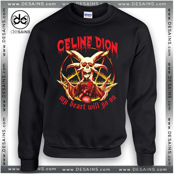 Cheap Graphic Sweatshirt Céline Dion My Heart Will Go On