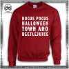 Cheap Graphic Sweatshirt Hocus Pocus Halloweentown and Beetlejuice