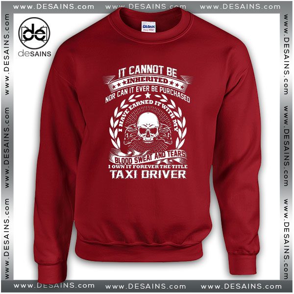 Cheap Graphic Sweatshirt Taxi Driver Crewneck Sweater on Sale