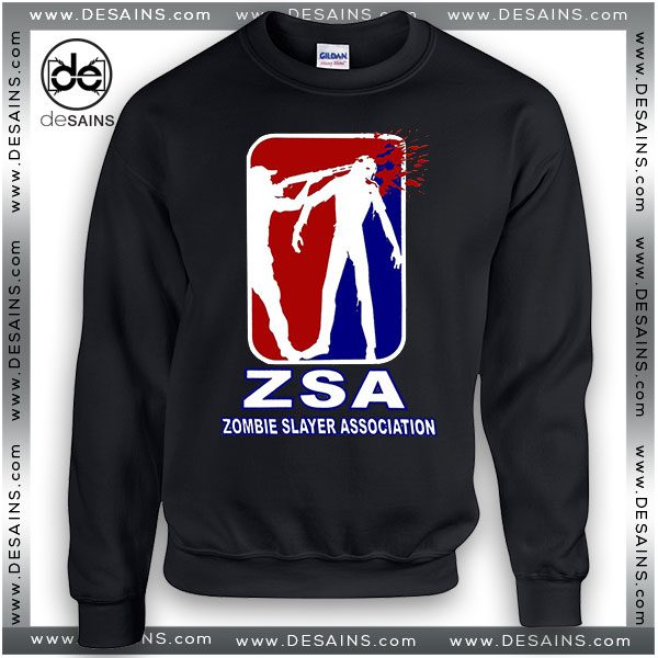 Cheap Graphic Sweatshirt Zombie Slayer Association on Sale
