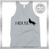Cheap Graphic Tank Top Game of Thrones Stark Flag