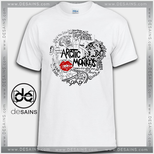 Cheap Graphic Tee Shirts Arctic monkeys Lyrics On Sale