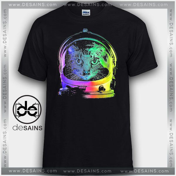 Cheap Graphic Tee Shirts Astronaut Cat NASA on Sale
