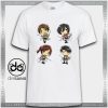Cheap Graphic Tee Shirts Attack on Titan Characters On Sale