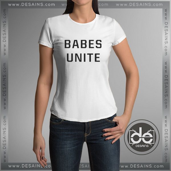 Cheap Graphic Tee Shirts Babes Unite Tshirt on Sale