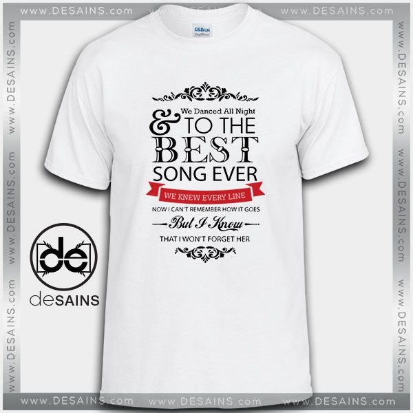 Cheap Graphic Tee Shirts Best Song Ever One Direction On Sale
