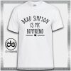 Cheap Graphic Tee Shirts Brad Simpson Is My Boyfriend on Sale