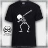 Cheap Graphic Tee Shirts Dabbing Skeleton Skull Dance