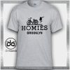 Cheap Graphic Tee Shirts Homies Brooklyn Logo Hermes Parody