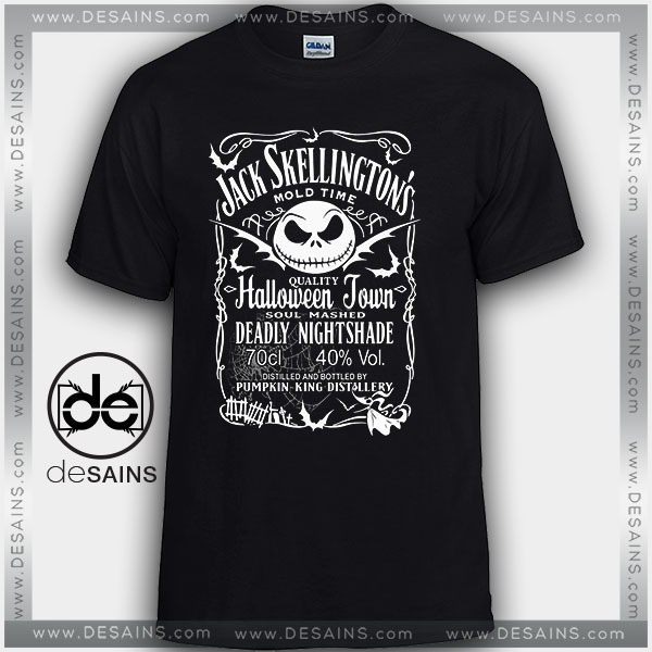 Cheap Graphic Tee Shirts Jack Skellington Halloweentown