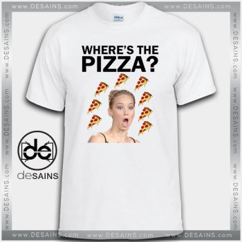 Cheap Graphic Tee Shirts Jennifer Lawrence Funny Pizza