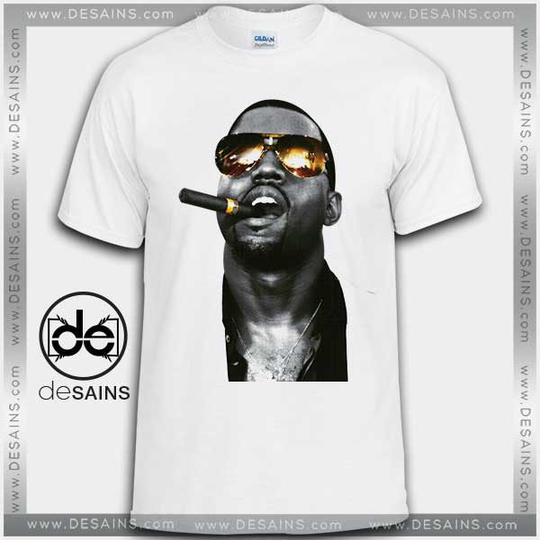 Cheap Graphic Tee Shirts Kanye West Smoking Tshirt on Sale