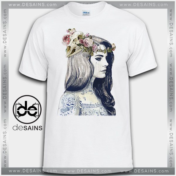Cheap Graphic Tee Shirts Lana Del Rey Art Tshirt On Sale