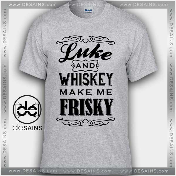 Cheap Graphic Tee Shirts Luke Bryan and Whiskey Tshirt on Sale