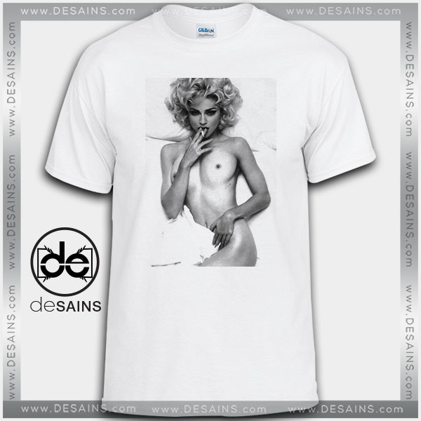 Cheap Graphic Tee Shirts Naked Madonna on Sale. 