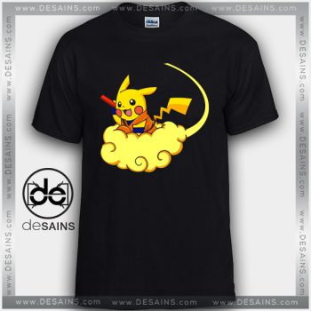 Cheap Graphic Tee Shirts Pikachu Dragon Ball Tshirt Kids and Adult
